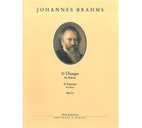 Brahms : 51 übungen ( 51 exercices) - piano - Breitkopf