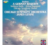 BRAHMS: A German Requiem -Chicago Symphony Orchestra/James Levine; Kathleen Battle; Håkan Hagegård - RARE 1984 FIRST EDITION