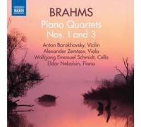 Brahms / Barakhovsky - Johannes Brahms: Piano Quartets Nos 1 & 3 [New CD]