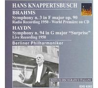 Brahms - Brahms 3 Haydn: Symphony No. 94 [Import]