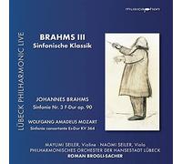 Orchestre philharmonique de Lübeck, Brogli‑Sacher – Brahms : Symphonie n°3 – Hybrid SACD – NAXOS