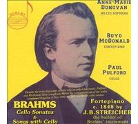Brahms, J. - Sonatas/Songs with Cello