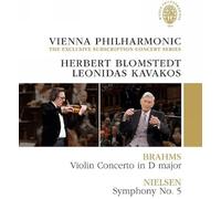 Brahms : concerto pour violon. nielsen : symphony no. 5. kavakos, blomstedt.