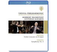 Brahms : Concerto Pour Violon. Nielsen : Symphony No. 5. Kavakos, Blomstedt. - Blu-Ray
