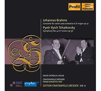 David Oistrakh, Konwitschny - Brahms : Concerto pour violon / Tchaïkovsky : Symphonie N°4