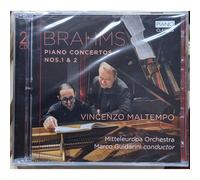 Johannes Brahms, Maltempo, Guidarini – Concertos pour piano n° 1 et 2 – CD – Edel