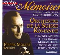 Brahms, Duparc, Ravel, Poulenc : Mémoires de l'Orchestre de la Suisse Romande