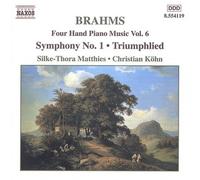 Brahms: Four Hand Piano Music Vol 6 / Matthies, K”hn by J. Brahms NEUF
