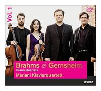 Brahms & Gernsheim – Quatuors avec piano – CD – Audax