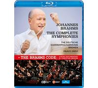 Brahms : Intégrale des symphonies. Järvi. [Blu-ray]