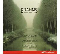 DANN STEVEN (viola) - Brahms : Oeuvres pour Alto