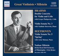 Brahms, J. - Double Concerto for Violin and Cello in A minor, Op. 102 - Violin sonatas