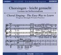 Ein Deutsches Requiem Op.45, Chorstimme Alt, 2 Audio-Cds