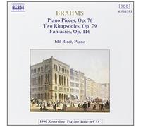 Brahms, J. – Pièces pour piano / Rhapsodie (2) / Fantaisie – CD – NAXOS
