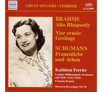 Rhapsodie Pour Contalto, Choeur D'hommes Et Orchestre Opus 53, Lieder Lieder