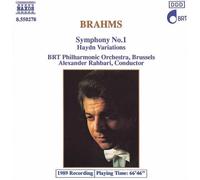 Alexander Rahbari – Brahms : Symphonie n°1 / Variations sur un thème de Haydn – CD – NAXOS
