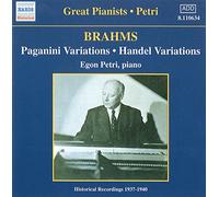 Brahms, J. - Variations pour Piano [Import]