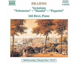 Brahms, J. - Variations Schumann/Variations Handel/Variations Pa