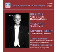 Brahms/Wagner/Mendelssohn – Danses hongroises · Concerto pour violon Op.77 – NAXOS