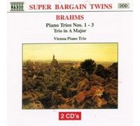 Johannes Brahms – Trios pour piano nos 1 à 3 – CD – NAXOS