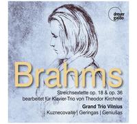 Brahms / Kirchner / Grand Trio Vilnius - String Sextets Opp. 18 & 36 Arr. For Piano By [Compact Discs]