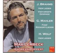 Brahms/Mahler/Wolf [Import]