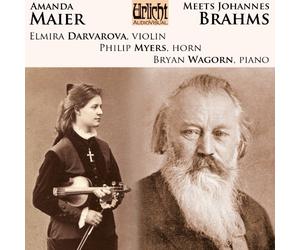Brahms, Maier : Œuvres pour Violon et Piano. Darvarova, Myers, Wagorn.