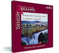 BRAHMS / MANDERLING - STRING QUARTET - cd - G3z