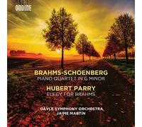 Brahms Orch Schoenberg Quatuor avec Piano en Sol Mineur