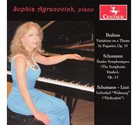 BRAHMS/SCHUMANN/AGRANOVICH - Works for Pno