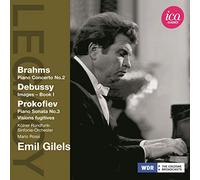 Brahms Concerto 2-Debussy: Images, Book 1-Prokofiev: Piano Sonata No. 3-Visions Fugitives