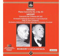 Brahms : Piano Concerto No. 2, Mozart : Concerto for 3 Pianos, KV. 242