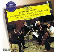 Brahms – Quatuor avec piano n° 1 op. 25 et Ballades op. 10 – Deutsche Grammophon