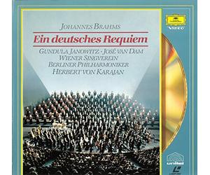Brahms - Requiem Tedesco - G.Janowitz - J.van Dam - Berliner Philharmoniker dir Herbert von Karajan
