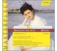 Brahms - Rhapsody for Alto/Motets