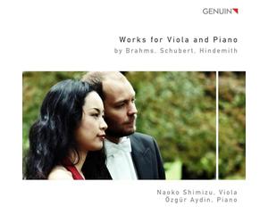 Brahms, Schubert, Hindemith : Oeuvres pour alto et piano. Shimizu, Aydin.