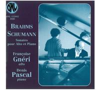 Brahms - Schumann : Sonates pour alto et piano