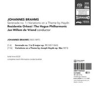 Brahms: Serenade No. 1 / Variations on a Theme by Haydn [Audio CD] NEUF