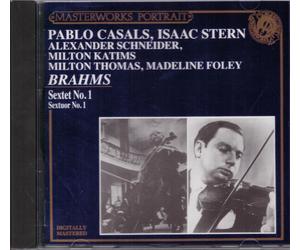 Brahms : Sestetto (Sextet) No 1/ Casals, Schneider, Katmis, Thomas, Foley - CD