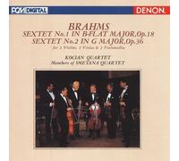 Brahms: Sextet No. 1 & No. 2 by Kocian Quartet (2010-09-21)