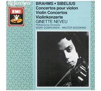 Ginette Neveu – Concertos pour violon op.77 / op.47 (Brahms & Sibelius) – Parlophone