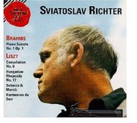 Sviatoslav Richter – Brahms : Sonate pour piano n°1 Op.1 / Liszt : Consolation n°6, Rhapsodie n°17