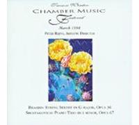 Brahms: String Quartet in G Major, Op36; Shostakovitch: Piano Trio in E Minor, Op. 67; Tucson Winter Chamber Music Festival - March 1994