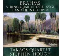 Brahms: String Quartet Op. 51 No. 2; Piano Quintet Op. 34 [CD] NEUF