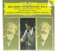 Claudio Abbado – Brahms : Symphonie n°4, Nänie, Variations sur un thème de Haydn – CD Neuf