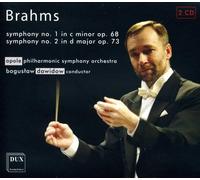 Brahms : Symphonies N° 1, 2. Dawidow.