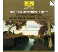 Brahms: Symphony No. 2 / Academic Festival Overture ~ Bernstein by BERNSTEIN / VIENNA PHIL ORCH (1995-03-14)