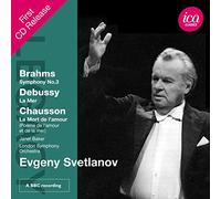 Brahms: Symphony No. 3-Debussy: la Mer-Chausson: la Mort de l'amour