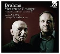 Brahms: Vier Ernste Gesange Op.121, Lieder & Ges??nge Op.32, Heine Lieder by Matthias Goerne (2016-05-30)