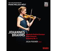 Julia Fischer – Brahms : Concerto pour violon en ré majeur – Blu-ray – Import italien – Belvedere